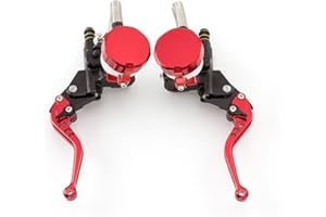 RZMMOTOR Fxcnc Leviers de frein et d’embrayage hydrauliques en CNC avec réservoir d’huile pour moto Honda - 22 mm