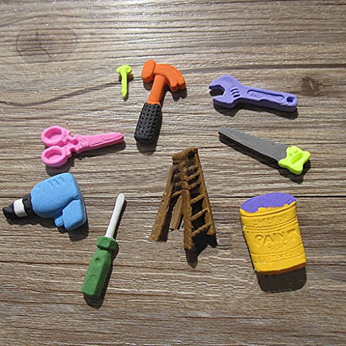 Gazechimp Silikon Ausstechformen Fondant Form , Topper Hammer Schraubenschlüssel Muster - 6