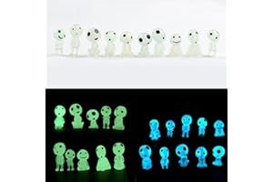 JOYOLA 20 Pezzi Elfi Degli Alberi Luminosi, Resina Albero luminoso Elfi luminosi, Bambola Luminoso Elfi Albero Figurine di Elfi Degli Alberi per Decorazioni Interne Ed Esterne di Casa e Giardino