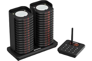 Retekess TD186 Restaurant Pager, Restaurang Personsökare, 30 Pagers