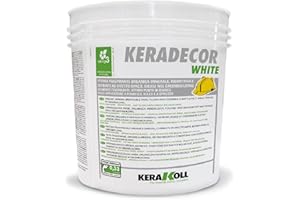 Kerakoll Keradecor Eco White 4 Lt. Pittura Traspirante Idonea Per Bagni E Cucine