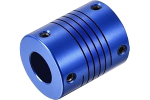 QUARKZMAN 1 st 5 mm till 12 mm aluminiumlegering axelkoppling L30 x D25 flexibel koppling med skruvar för kodare och motorer