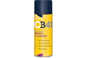 OB41 Multi-Use Brake Cleaner - Cleaner for Brake & Clutch Parts - Non Staining, Non Corrosive to Metals - Evaporates Quickly, Leaving Residue - 400ml