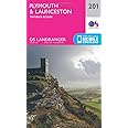 Plymouth & Launceston Map | Tavistock & Looe | Ordnance Survey | OS Landranger Map 201 | England | Walks | Cycling | Days Out | Maps | Adventure