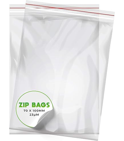 O Bag Mini 1000 Trasparenti 12x17 Cm - Per Alimenti, Piccole Parti, Gioielli, Ottimi Per Organizzazione E Vendita Sacchetti Richiudibili