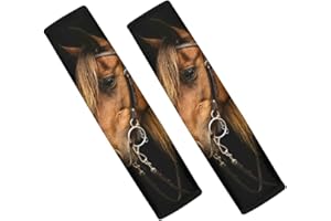 Coloranimal Braunes Pferd Tierdruck Auto Sicherheitsgurt Schultergurte Abdeckungen Polsterung Automotive Innenausstattung Fiting Zubehör Kinder Erwachsene