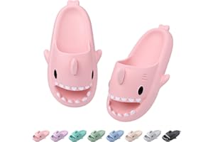 Dsaren Shark Slides Slippers Badelatschen Herren Damen Badeschlappen Weiche Rutschfest Cozy Slides Original Wolken Schlappen Pantoletten Sommer Hausschuhe Gummi Dusch Badeschuhe Strand Sandalen