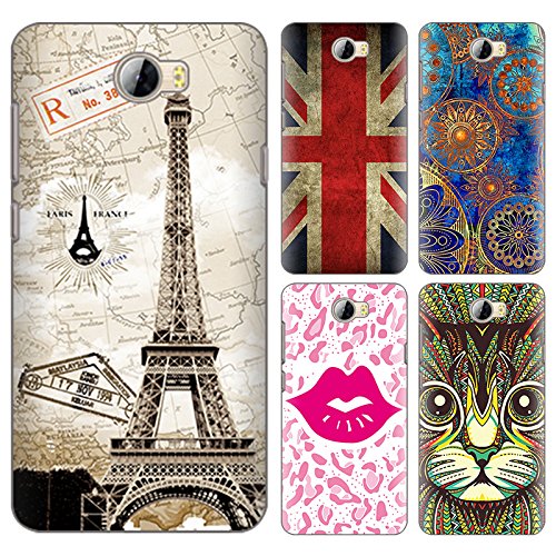 Funda Linda Huawei Y5 II   Y5 2  DeepELE PERSONALIZADO Colorido Pintado con Tintas UV Respetuosas del Medio Ambiente Caso de suave TPU con Patr  n Encantador