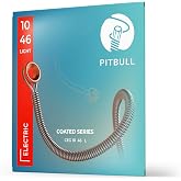 Pitbull Strings Coated Seri Elektro Gitar Teli &ndash; Uzun &Ouml;m&uuml;rl&uuml;, Parlak Ton, Y&uuml;ksek Dayanıklılık (10-46 Light)