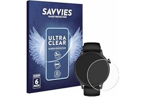 savvies Protection Ecran pour YYKY ET470 1.4" 6 Pièces - Film Protection Ultra Clair