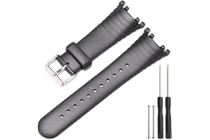 MCXGL Gumowy silikonowy pasek zamiennik do SUUNTO Vector Sports Wodoodporna gumowa opaska na nadgarstek do smartwatcha