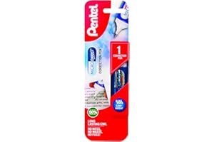 Pentel Micro Correct Fine Precision Tip Fluid Correction Pen, White, 12 ml