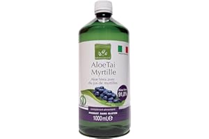 Benessence - Aloe Myrtilles: Jus d'Aloe Vera aux Myrtilles - 1L