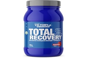 VICTORY ENDURANCE Total Recovery (750g) Sabor Sandía, Preparado Bebida Post-Entreno de Carbohidratos Electrolitos y Proteínas, Con BCAA 2:1:1, 12 Vitaminas y 9 Minerales, Recuperación Rápida