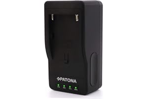 PATONA 1918 Turbo (1500mA) - Chargeur Rapide Compatible pour Batterie Sony NP-F550 NP-F750 NP-F770 NP-F930 NP-F950 NP-F960 NP-F970 NP-F990 et NP-FM500H