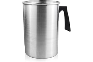 FOXNSK La cire Fusion Pot 3L La cire Tasse Parfumé Bougie DIY La cire Fusion Pot Cruche Interne pour Bougie Fabrication et Savon Fabrication Artisanat