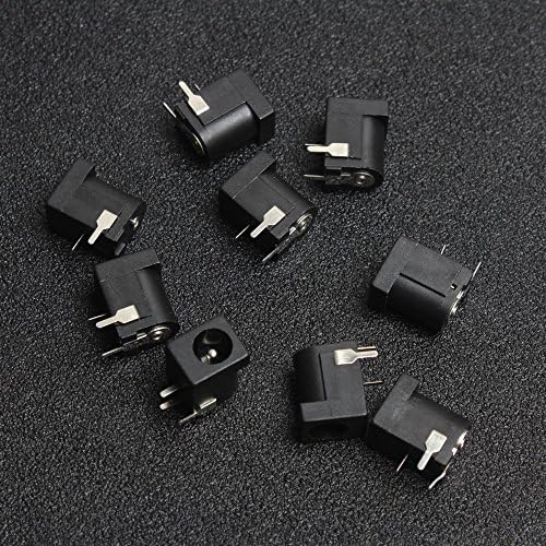 DIKAVS Breadboard-friendly 2.1mm DC Barrel Jack (Pack of 10)