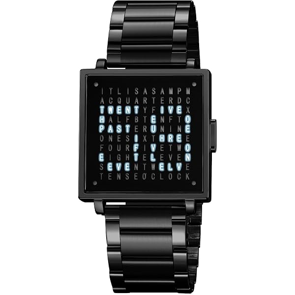 Qlocktwo W Black Anthracite