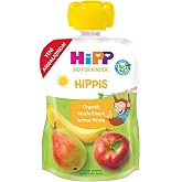 HiPP Organik Muzlu Elmalı Armut P&uuml;resi 100 gr