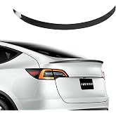 Ywooon Rear Spoilers for Tesla Model Y 2020-2024 (Gloss Black) | ABS Car Rear Tail Spoiler Wing for Model Y Rear Trunk Lip Co