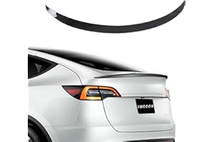 Ywooon Spoiler Wing Performance für Tesla 2016–2023 Model 3 Zubehör Heckklappe Heckdeckel ABS (Glänzend Schwarz)