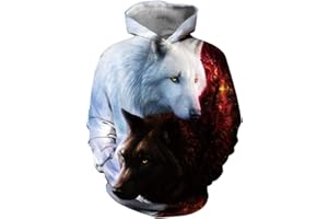 PADOLA Felpa Bambino Felpe con Cappuccio Stampa 3D Pullover Hoodie Bambini e Ragazzi