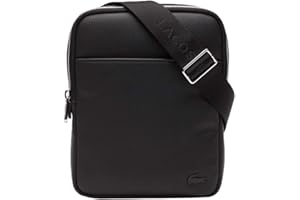 Lacoste Herren Nh2839gl Schultertasche, Schwarz (Black), Einheitsgröße