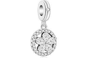 LaMenars Migliori Amici Charms for Charms Silver Love Auntie Mom Nonna Pendente perline per bracciali e collane per San Valentino Festa della mamma Regalo di compleanno