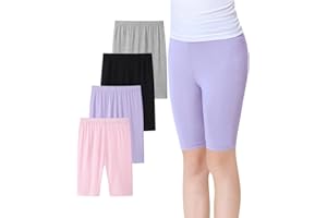 Domee Dziewczęce legginsy krótkie spodnie rowerowe letnie 4-pak