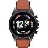Fossil Herren Touchscreen Smartwatch 6. Generation mit Lautsprecher, Alexa Built-in, Herzfrequenz, NFC und Smartphone Benachr