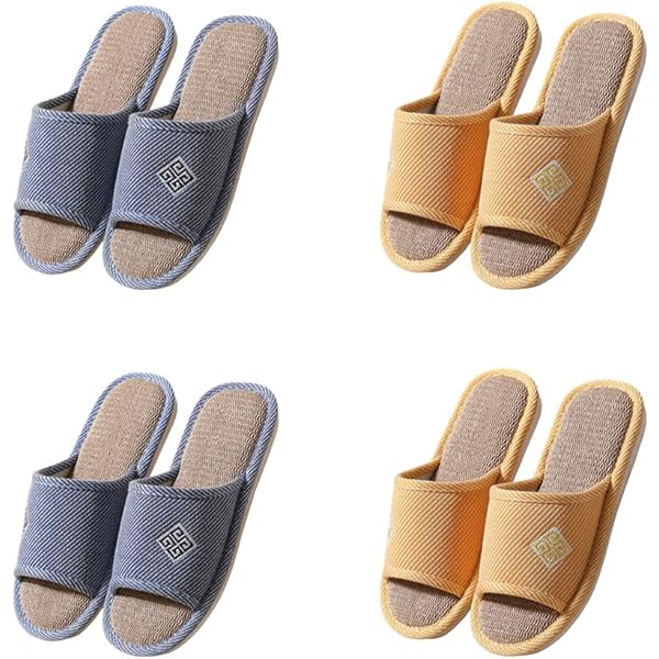 Hotel Pantoffels, niet-wegwerp, antislip en wasbare pantoffels voor spa, familie, gast, draagbaar, voor mannen en vrouwen, volwassenen, grijs, medium/groot, smal