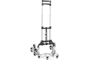 GIANTEX-Carro de Carga Plegable con Correa Elástica con Cuatro Ruedas Universales y Longitud Ajustable de Mango de Tres Velocidades para Elevación Pesada, Compras o Viajes