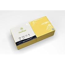 Deinpack Lot De 1500 Serviettes En Papier à 2 Couches, Pliage 1/4, Bleues, Conviennent Pour La Restauration, Le Barbecue, La Maison, Les Mariages, La Restauration Ou Les Fêtes, Respectueuses De