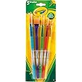 CRAYOLA Paintbrushes - Assorted Sizes (Pack of 5) | Perfect for Any Arts & Crafts Needs | Ideal for Kids Aged 3+