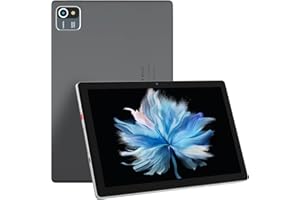 Byxsb Android Tablet 10 Inch Tablet with 64GB ROM, Quad-Core Processor, Android 13, 5MP+8MP Camera, 1280 * 800 HD IPS Display, 2.4GHz WiFi, Bluetooth 4.0, Type-C, 5000mAh Tablets (Gray)