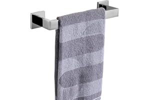Flybath Towel Rail Bar Short Single Layer SUS 304 Stainless Steel Mirror Polished Bathroom Towel Holder Shelf Wall Mounted, 30 cm / 11.8 inches