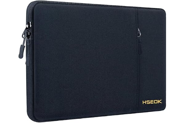 HSEOK 15,6 Pouces Housse de Protection Ordinateur Portable, Laptop Sleeve Case Sacoche Compatible avec MacBook Pro 16"/15,4" et la Plupart des Ordinateurs Portables 15 15,6 16,B01K01