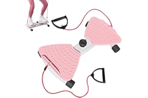 AISNY Entrenador Cintura, Tabla Discos Giratorios Para Cintura Entrenamiento Músculos Abdominales Entrenador Abdominal Pilates Para Fitness Tabla Discos Giratorios Con Cordón Para Mujeres