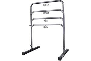 Eric Flag - Barre de Traction/Calisthenics Ajustable à 4 Hauteurs pour la Musculation, Street Workout, Gymnastique - Barre de Traction sans Fixation en Acier pour Home Gym, Tractions, Front Lever