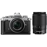 Nikon Z fc 16-50 VR + 50-250 VR+ Lexar SD 64GB, Mirrorless DX 20.9 MP, ghiere di controllo, mirino elettronico, 4K, monitor a