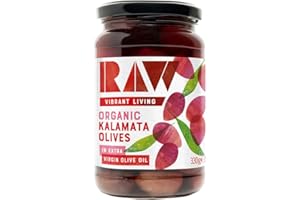 RAW VIBRANT LIVING Raw Health Org Kalamata Olives 330 g