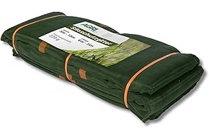 AGRI plus Silo Safety Gate, 8 x 10 m, Green, High-Quality 220 g/m² Silo Net Made of Tear-Resistant Monofilament Fabric, All-Round Hemmed Bird Safety Gate, Net Cover, Weatherproof and UV-Resistant