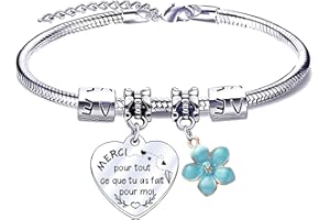 JRZDFXS Cadeau Noel Amie Bracelets pour Amitié Cadeau Meilleure Amie Cadeau Amie Anniversaire Bracelet Amie Bracelet pour Amie Meilleure Amie Cadeau Cadeau Femme Amie Bracelet Femme