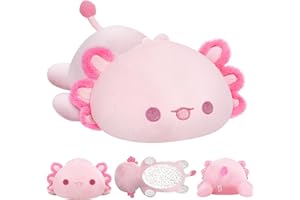 Mewaii Weighted Stuffed Animals Axolotl Plush for Kids Axolotl Weighted Pillow, Birthday Gifts for Women, Girls and Boys (23 inch)