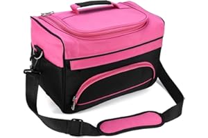 ANTILOG Friseur-Werkzeug-Tasche, Salon-Handtaschen-Multifunktions-Aufbewahrungstasche mit großer Kapazität Ausrüstungs-Werkzeug-Tragetasche mit Schultergurt-Scheren-Kamm-Halter-Tasche