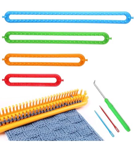 Telaio per maglieria afghano, telaio per maglieria afghano Kit telaio per tessitura con aghi per sutura all'uncinetto per calze coperte fai da te