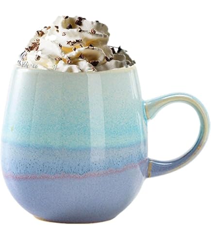 Mojave Glanz Ombre Becher Keramik Kaffeetasse Steingut Heim Geschenk
