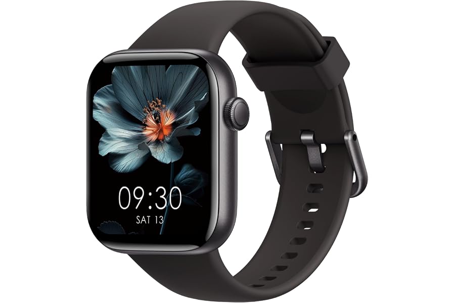 Reloj Inteligente Mujer Hombre, 1.85" Smartwatch con Llamadas Bluetooth, 140+ Modos Deportivos Smart Watch con SpO2/Puls