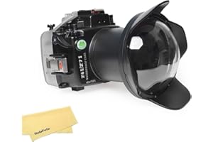 SEA FROGS Seafrogs 40M/130Ft Underwater Camera Housing Waterproof Case For Nikon Z6Ii Z7Ii With 8 Inch Long Dome Port