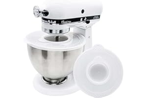 PQPO Fundas para cuencos mezcladores compatibles con batidora Kitchen Aid de 4.5 a 5 cuartos de galón de cabezal inclinable